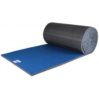 Details about   5'x10'x1 3/8" Dollamur Flexi-Roll Carpeted Fitness/Cheer Mat Maroon EB 